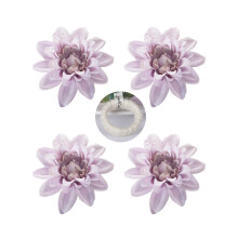 Floral Napkin Ring Decorative Tableware Accessories Silk Fabric Napkin Holders Elegant Home Dining Sets Disposable Drainage Strainer Themed