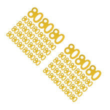 2400St Gouden Verjaardag Confetti Nummer Feestdecoratie Voor