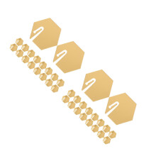 40St Decoratieve Gouden Drinkmarkers Herbruikbare Wijn Charms