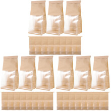 150St Beige Papieren Broodzakken Met Voor Brood En Koekjes