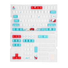 Keycap Replacement Set Dye Sublimated PBT Caps For Custom Mechanical Keyboards Universal Size Non Fading Ergonomic Design With Key Puller Included