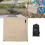 High-Temp Fire Pit Mat, Fireproof Pad for Outdoor BBQ 50x50cm 1