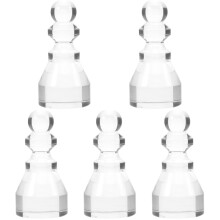 5Pièces Accessoires Roue Et Poker Marqueurs En Transparent