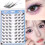 (Glue) Fluffy DIY Segmented False Eyelashes for Cosplay 1