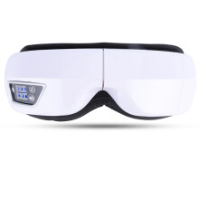 Rechargeable Eye Massager Featuring Bluetooth Music Heated Eye Massager Constant Temperature Hot Compress Foldable Eye Mask With Soft And Comfortable