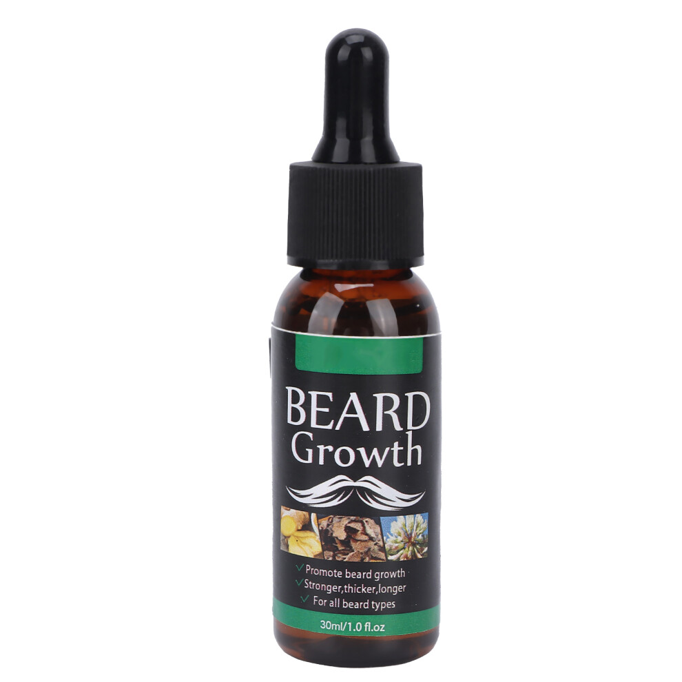 Revitalizes Beard Follicles Oil For Men, Hair Follicle Activation Serum With Natural Plant Ingredients Promotes Thick Beard Growth Moisturizes Facial