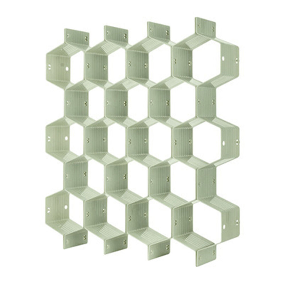 Underwear And Socks Organizer Honeycomb Drawer Dividers Adjustable Drawer Organizers Diy Grid Storage Dividers Premium Plastic Interlocking Dividers 9357860440240