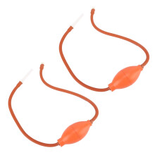 Slangadapter voor herbruikbare spuit en vaginale reinigingsset, laboratoriumspuitbal gemaakt van corrosiebestendig ABS-plastic voor een lange