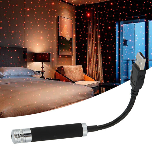 USB Powered Car Ceiling Light LED Star Projector Ambient Night Light for Multi-Purpose Atmosphere Decoration 2