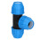 40mm PE Plastic Tee Water Pipe Connector 1