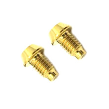 2 Pièces pour  TC4 Titane Disque Hydraulique Vis D'Échappement VTT Vis de Frein-Or