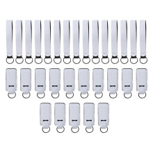 30 Pcs Sublimation Lipstick Holder Blanks Wristlet Keychain Lanyard Set for DIY Crafts