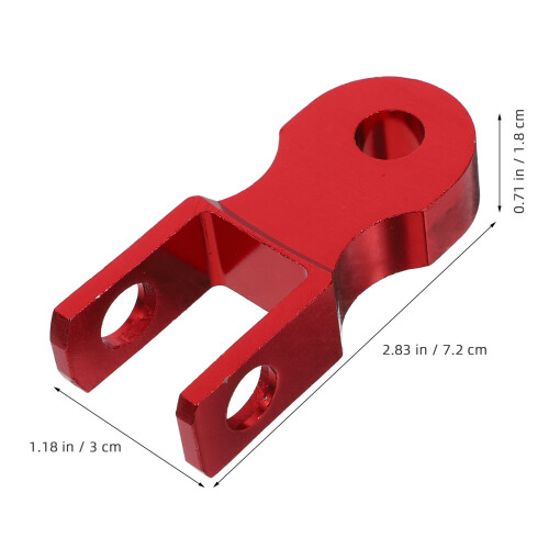 Red Rear Shock Riser Aluminum Motorcycle Accessory Shock Extender 1