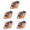 5Pcs PU Artificial Croissant Bread Model Light Brown for Kitchen Decor 7