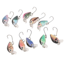 10 Stück 1,5 g Tiefsee-Spinnerbaits Set für Bass & Forelle mit Aufbewahrungsbox
