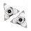 2-pack Replacement Blades for Robomow Robotic Lawn Mower Rs Ts Ms Rc Tc Mc Models Stainless Steel 1