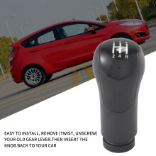Car 5-Speed Gear Shift Knob Shifter Lever Handball for Fiesta Fusion Transit Connect 2S6R7217AC 1151765 Black