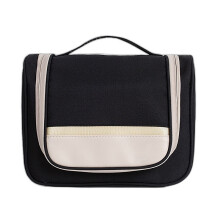 (Black) Women\'s Waterproof Cosmetic Bag - Travel Organizer