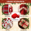 (12 Bright Red) Anti-Pilling Wool Yarn for Knitting 1