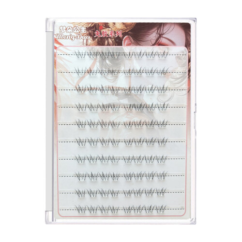 (Glue free model) Fluffy DIY Lower Lash Clusters - Save Makeup Time 1
