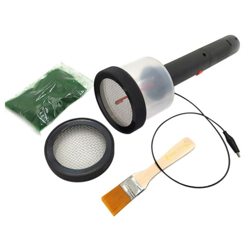 Static Grass Flocking Applicator with Antiskid Handle for DIY Scenic Table Donstruction Model