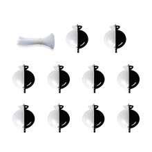 10 Packs Medium Size Plant Rooting Grow Propagation , Still Air Box, Reusable Half Transparent Grafting Device