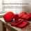 (12 Bright Red) Anti-Pilling Wool Yarn for Knitting 9