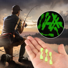 (L(10pcs package)) Glow Fishing Rod Tip Clips & Line Accessories