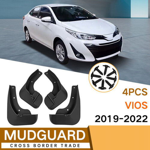 Car Mudguards for  Vios 2019-2022  Mud Guard Flap  Flaps Mudflaps Accessories 1