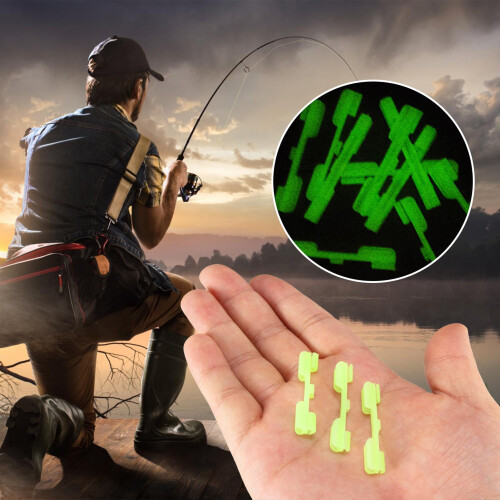 (S(10pcs)) Pince Lumineuse pour Pointe de Canne à Pêche 2
