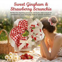 (3) Elegant Bowknot Hair Ties for Women, Soft & Durable