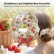 (5) Elegant Bowknot Hair Ties for Women, Soft & Durable