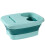 (Green, Uncovered) Collapsible Foot Spa with Massage 1