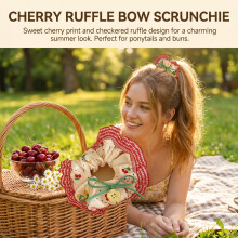 (1) Elegant Bowknot Hair Ties for Women, Soft & Durable