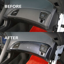 Dashboard Panel Decor Cover Trim for Corvette C7 2014 2015 2016 2017 2018 2019 Accessories ABS Carbon Fiber
