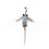 (Sky Blue, Floral style) Canne à Chat: Insecte Réfléchissant & Interactif 2