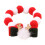 (M) Festive Pet Collar - Red & Green Bow Tie 4