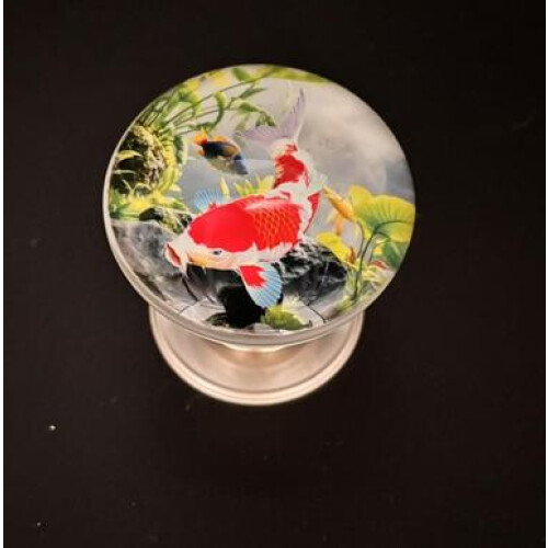 (1PCS) Vintage Floral Resin Cabinet Knobs - 50 Chars