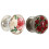 (2pcs) Vintage Floral Resin Cabinet Knobs - 50 Chars 1