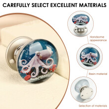 (1PCS) Vintage Floral Resin Cabinet Knobs - 50 Chars