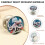 (1PCS) Vintage Floral Resin Cabinet Knobs - 50 Chars 1