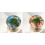 (2pcs) Vintage Floral Resin Cabinet Knobs - 50 Chars 1