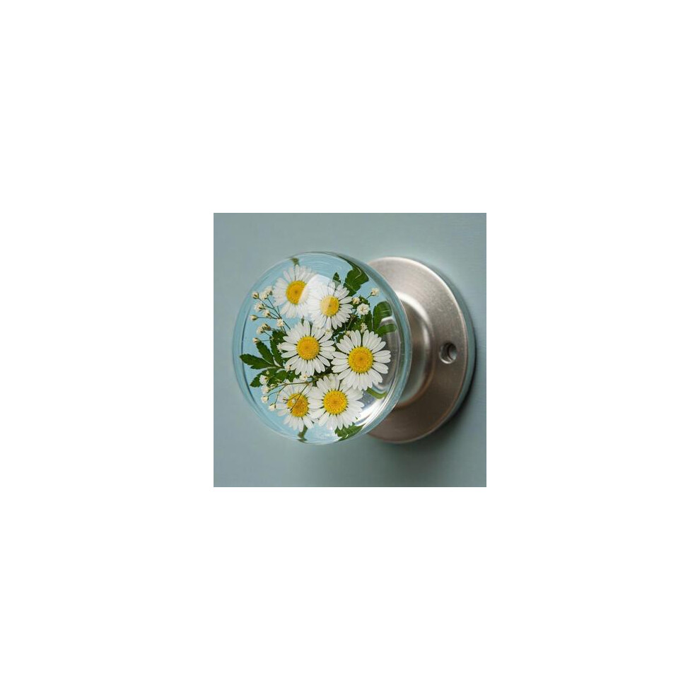 (1Pcs) Vintage Floral Resin Cabinet Knobs - 50 Chars 6253032895814
