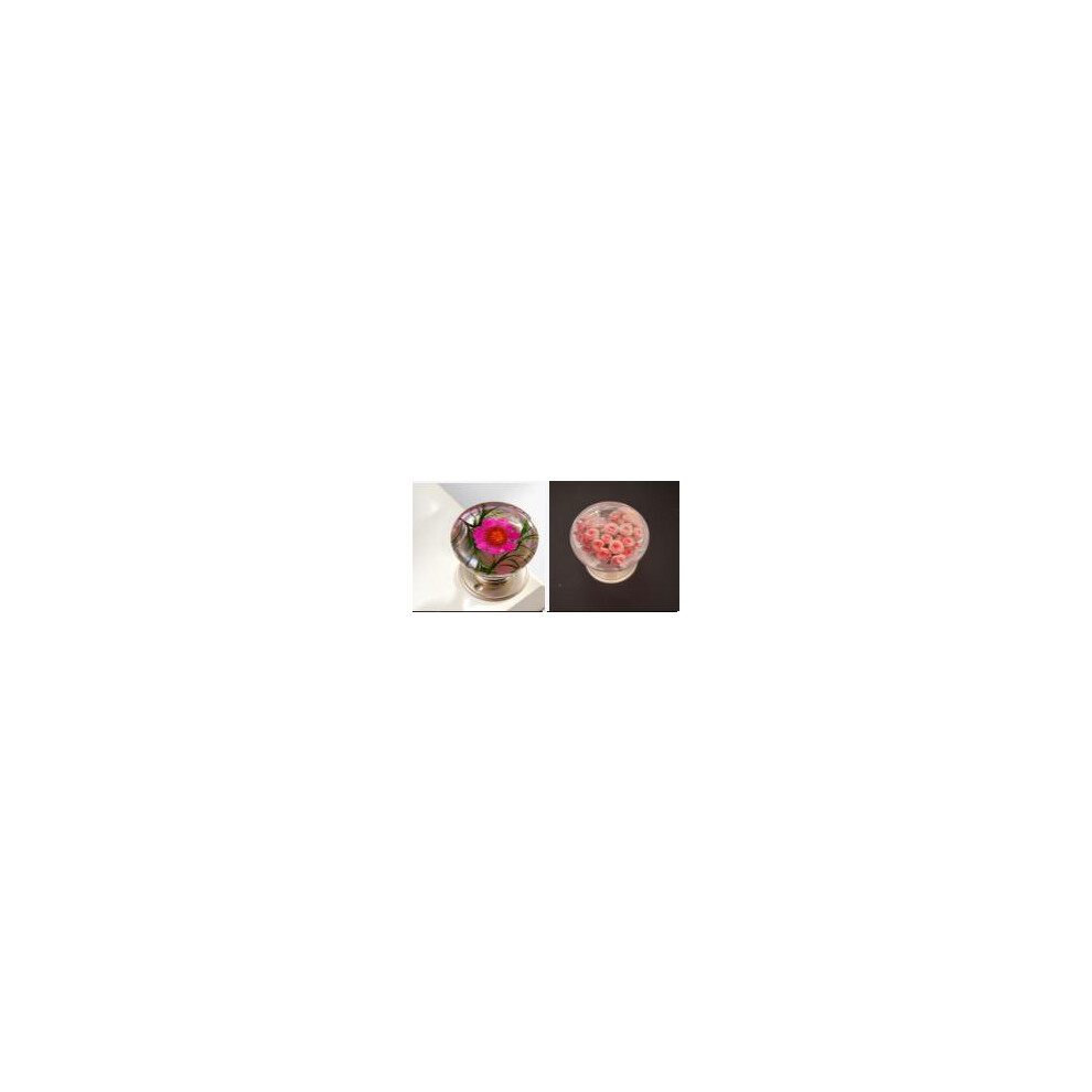 (2Pcs) Vintage Floral Resin Cabinet Knobs - 50 Chars 6253032896002