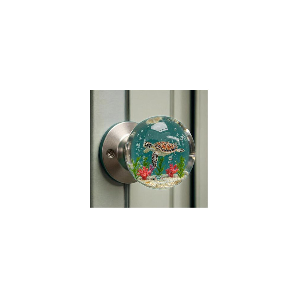(1Pcs) Vintage Floral Resin Cabinet Knobs - 50 Chars 6253032895845