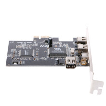 PCI-E Naar 1394A-Kaart, PCI-E 1.0 X1 Naar IEEE 1394A 4-Poorts FireWire-Kaart, Ondersteunt Resolutie 1440X1080, met 0,8M 1394A-Kabel