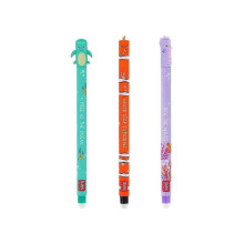 3Pcs Erasable Gel Pen Cartoon Gel Pen 0.35mm Needle Tip Smooth to Write Quick Dry Gel Pen for Writing Journaling