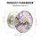 (1PCS) Vintage Floral Resin Cabinet Knobs - 50 Chars 4