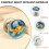 (1PCS) Vintage Floral Resin Cabinet Knobs - 50 Chars 6