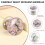 (1PCS) Vintage Floral Resin Cabinet Knobs - 50 Chars 7